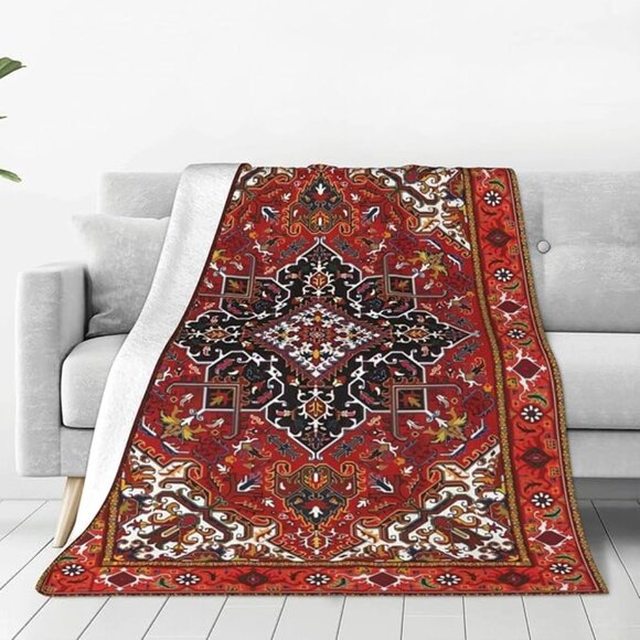 Bohemian home art blanket 50”x40” - Picture 1 of 7